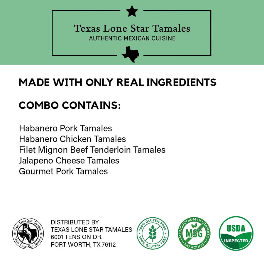 Habanero Tamale Pack - Texas Lone Star Tamales