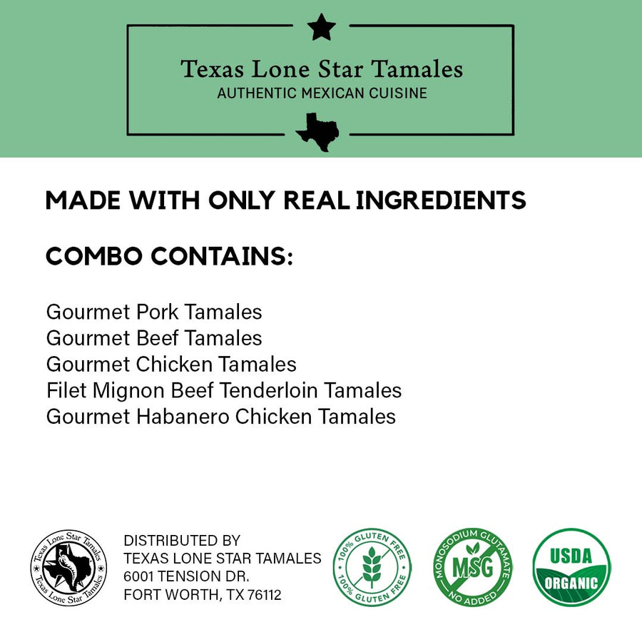 Savory Meat Tamale Combo