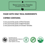 Tailgater Tamale Combo - Texas Lone Star Tamales