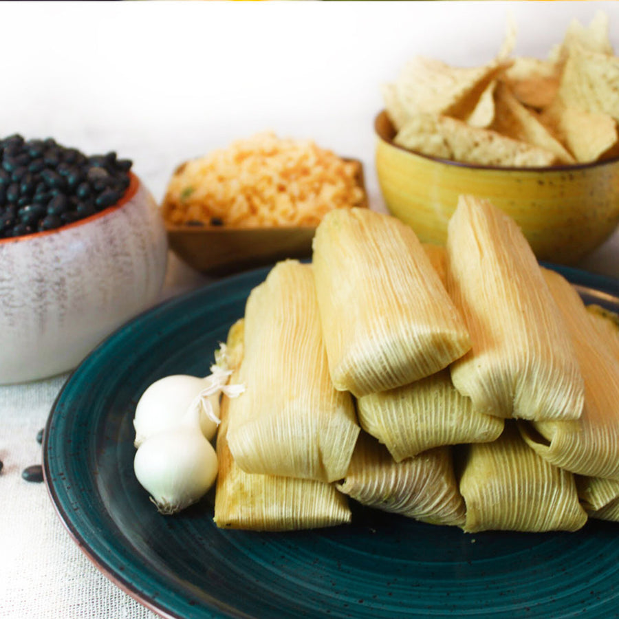 Gourmet Black Bean and Cheese Tamales - Texas Lone Star Tamales